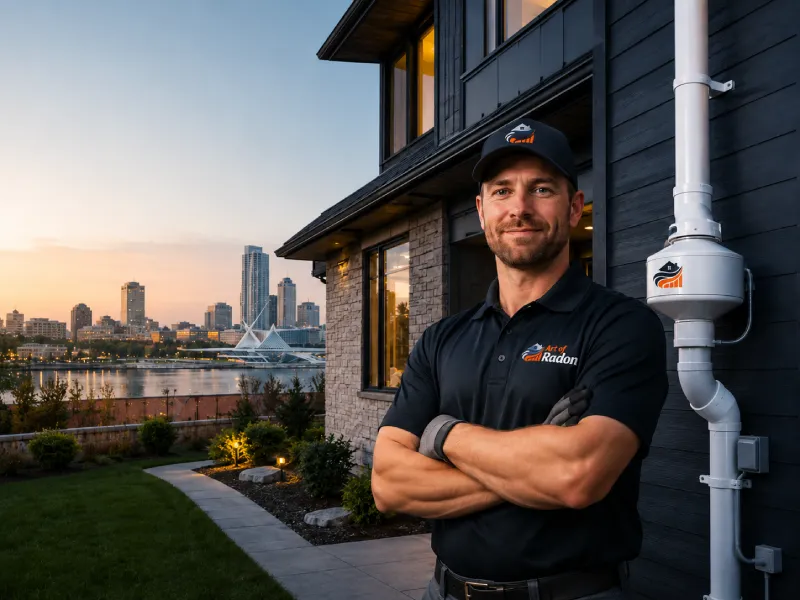 art of radon certified installer radon mitigation milwaukee home